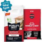 World s Best Cat Litter Multiple Cat Unscented  15-pounds - Natural   