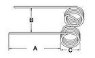 Qty 10  Hay Rake Tooth Fits Ford new Holland Replaces 127-1218