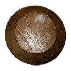 Antique Painted Gold Mining Pan 15  Dia  2  Tall The Painting Has Rust See Pic 