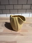 Vintage Mccoy Usa Yellow Deco Tulip Pottery Pitcher Milk Pitcher 6 1 4 