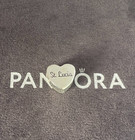 Pandora St lucia Heart Charm Saint Lucia Flag Pendant  S925 Sterling Silver