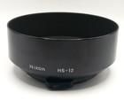          unused  Nikon Hs-12 Metal Lens Hood For Nikkor Ai-s 50mm F1 2 From Japan