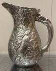 Vintage 1989 Arthur Court Designs Bunny Rabbit Cast Aluminum Metal Pitcher 9 5   
