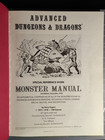 1978 Ad d Monster Manual 1st Edition 3rd Printing Gary Gygax Tsr Dungeons Dragon