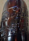 Antique Rare Embossed Empty Schlitz Beer Bottle  this Bottle Is Never Sold 