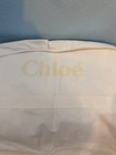 Chlo   White Garment Bag With Zipper For Clothing Storage And Travel