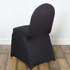 Spandex Chair Covers - Banquet Wedding Party Slipcovers - Black - New