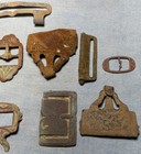 11 Dug Civil War   Later Sash And Suspender Buckles