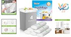 4 Gallon Trash Bags 120 Count Clear Small Plastic Garbage Bags For Kitchen
