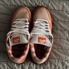 Nike Sb Dunk Low Orange Skateboarding Shoes Low-top Us Size 10 5