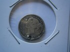 1887 Canada 10 Cents Silver Coin   Queen Victoria Holed - Free Postage  