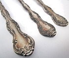 Vintage Gorham Sterling Silver 3 Strasbourg Dinner Forks