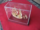 Gold Plated Model Sailing  Ship  De Prins Willem  on A Stand  rare