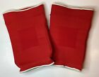 Asics Tiger Red Adult Unisex Osfm Volleyball Knee Pads- Pair Pack  2  Old Logo