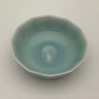 Japanese Sake Cup Sakazuki Celadon Blue Porcelain Hirokazu Ichikawa Made W box