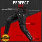 Jag Motorcycle Protective Pants Dual Sport Motocross W armor Cordura