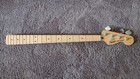 Fender Squier Jazz J Bass Neck With Tuners Maple Fingerboard For Bass Guitar