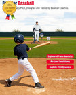 Sagitta Manual Baseball   Softball Pitching Machine With Ball Caddy - Portable B