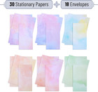 Stationery Letter Set - 30 Writing Papers With 18 Envelopes  Cute Stationary For