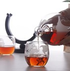 Whiskey Decanter Globe Set With 2 Glasses For Liquor Scotch Bourbon Vodka
