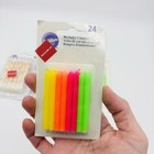 Wilton Birthday Candles Lot Of 4 Packs Neon Polka Dot Happy Birthday Cake
