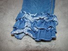 Matilda Jane Size 8 The Adventure Begins Hop Skip Jump Denim Jeggings Leggings