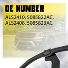Abs Wheel Speed Sensor For Chrysler Sebring Dodge Avenger Journey Front 2pcs Ebe