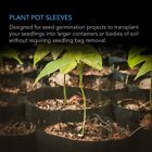 Nursery Bags 1 4 Gallon  Non-woven Fabric Growing Pouches  50-pack