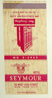 Vintage 1950 s Hotel Seymour New York City Nyc 30 Strike Matchbook Cover