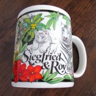 Vintage Siegfried   Roy White Tigers Coffee Mug Las Vegas Souvenir Cup Mirage Lv