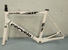 2008 Cervelo R3 Carbon Road Bike Frameset 58cm White Qr Exc 8 5 10