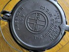 Antique Griswold Cast Iron Waffle Iron Number 9 Ex Condition 1908