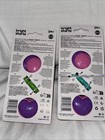 New Bright Starts Rattle   Shake Barbells Pink Purple Fine Motor Skills Lot Of 2