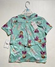 Nwt Girl   s Disney Frozen 2 Piece Set Pajamas Teal - Size 8 - Free Shipping 