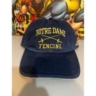 Nwt Adidas Notre Dame Fighting Irish Fencing Hat Cap Navy Blue Gold Adjustable