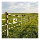 200 Pcs Electric Fence Polytape Insulator For Wood Post  Black