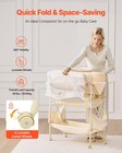 Hot  Baby Changing Table foldable Diaper Change Station With 2 Fabric Drawers s