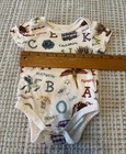Harry Potter Infant Bodysuit Alphabet Icons Allover Print Size 6 Month