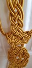 Macrame Asian Rope Tassel Wall Hanging Gold 40  Art Home Decor Boho Knots 