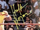 Hulk Hogan Signed Hulkamania Wwf 16x20 Photo Beckett Coa- Yellow
