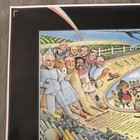 Vtg 1984 National Democratic Convention Wizard Of Oz Themed Poster Sf Examiner