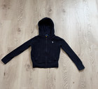 Polo Ralph Lauren Mini-cable Full-zip Hoodie Navy Blue  Sz  M