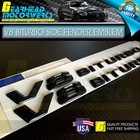 V8 Biturbo Emblem Side Fender 3d Badge Gloss Black Mercedes Benz Amg E63 Oem 14 