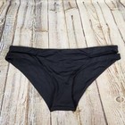 L space Estella Bikini Bottom Black Size Xs Nwt