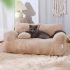 Luxury Cat Bed Sofa Winter Warm Plush Cat Nest Pet Bed For Small Medium Dogs