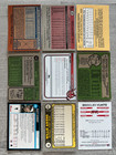 Lot Of  9  Baseball Football Sports Dirtiest Funniest Names - Real Trading Cards
