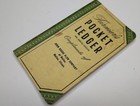 1954-55 Vtg John Deere Farmers Pocket Ledger Moline  Il Tractor 40 50 60 70 Plow