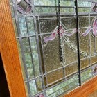 1920 s Stained Glass Window- From A Victorian Home  Memphis Tennessee