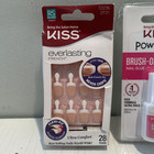 Kiss Press On Nails Everlasting French Nails  ef01 Real Short   Kiss Nail Glue