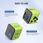 Universal Travel Adapter International All In One Usb C Wall Charging Power Plug